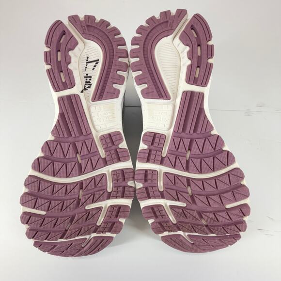 Brooks Adrenaline GTS 20 Wide D Women 9.5 Gray Purple Lace Up Low Top Running - Picture 8 of 11